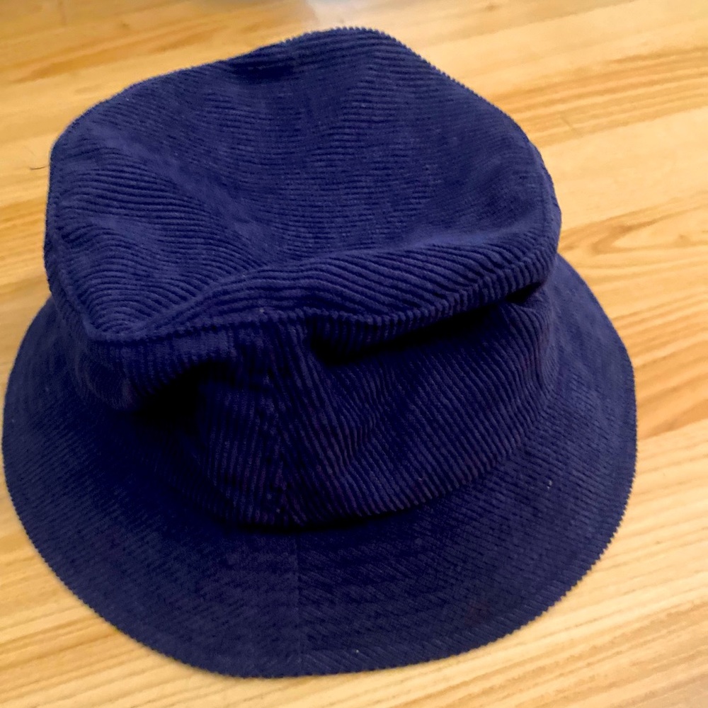 Blue Corduroy  Bucket Hat
